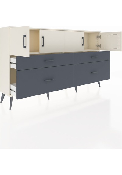 Arges Konsol 2 Raflı 4 Çekmeceli 4 Kapaklı 176x30x99 Aytaşı-aytaş Aytaşı-aytaşı/antrasit Arges Konsol 2 Raflı 4 Çekmeceli 4 Kapaklı 176x30x99 Aytaşı-aytaş Aytaşı-aytaşı/antrasit