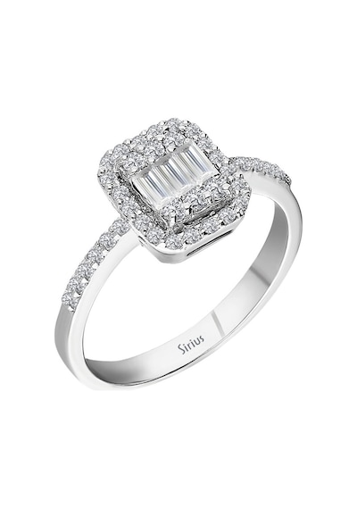 Sirius F Renk 0,44 Karat Baget Pırlanta Yüzük 0817R0267