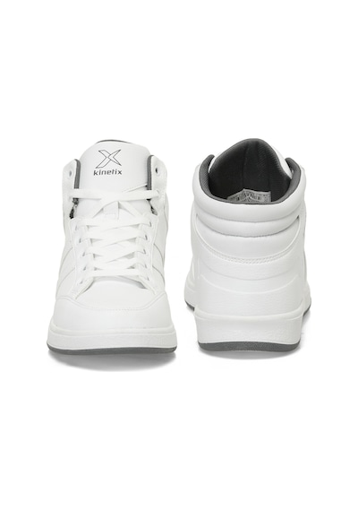 Kinetix Kort Pu Hı 5fx Beyaz Erkek High Sneaker Beyaz-grı Beyaz - Gri
