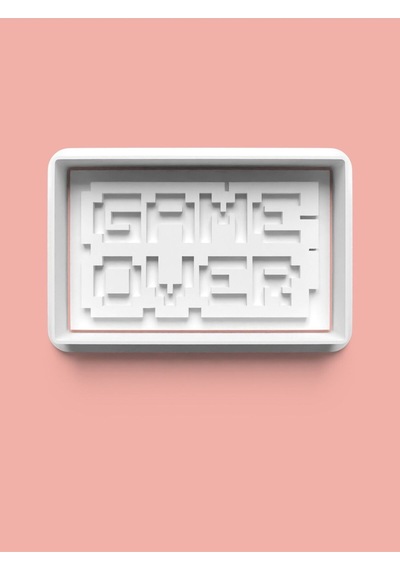 Gamer Oyuncu Teması Kurabiye Kalıbı Ve Şeker Hamuru Kalıbı 4'lü Set