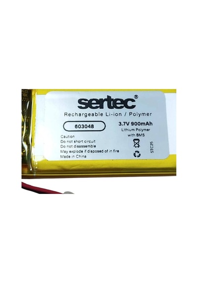Sertec 603048 3.7v 900 Mah Li-polymer Pil Devreli/1.5a Evimdeyokyok