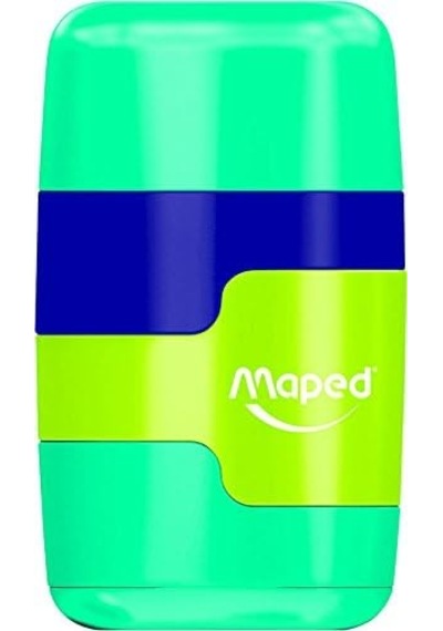 Maped Ofis Ve Kırtasiye 049221 Connect Çift Delikli Silgili Kalemtraş