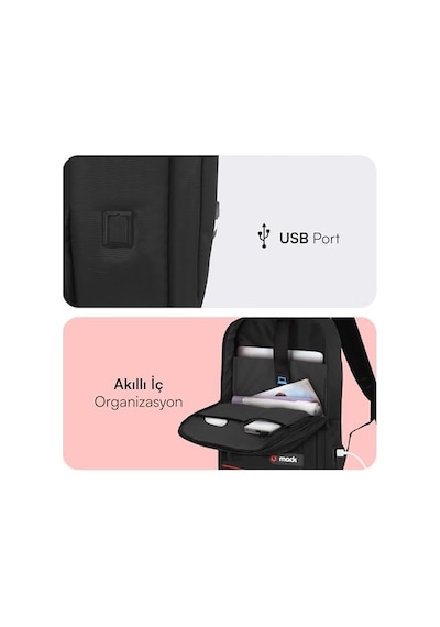 15mins Mack Office Laptop Çantası 12 Gri