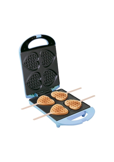 Bestron Saplı Kalp Waffle'lar Için Waffle Makinesi Mutfak Ekipmanları Mavi 189436778