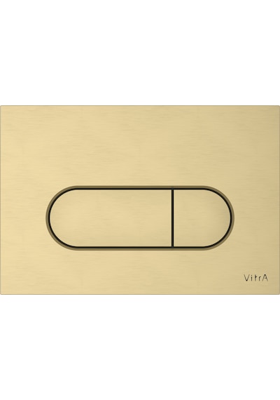 VitrA Root Round 740-2225 Kumanda Paneli, Fırçalı Altın