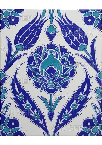 Can Seramik – 20x25 Cm. Cç-308 İznik Çini Karo 5' Li 1 Paket
