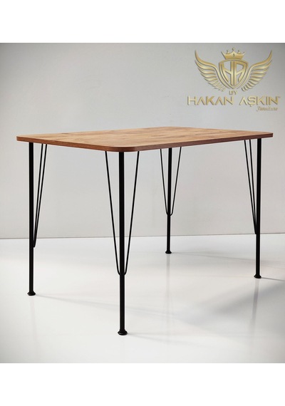By Hakan Aşkın Metal Ayaklı 70x110 Cm Eclipse 2024 Mutfak - Balkon - Çalışma Masası Eclipse Atlantik Çam