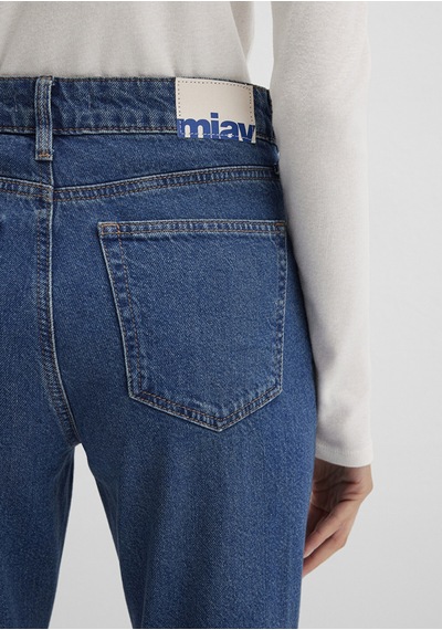 Mavi - Miav Jeans 90lar Gölgeli Koyu Mavi Jean Pantolon 1010299-91180 Koyu Mavi