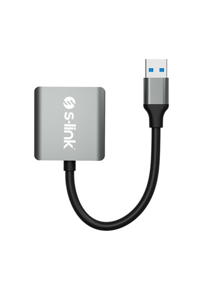 S-link Sl-cr21 Type C Ve Usb3.0 Sd/micro Sd 110m/s Hızlı 2 İn 1 Metal Kart Okuyucu Sku: Zeus8690010630858