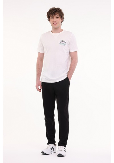Kinetix Ml Fıne 11otd206 5fx Ekru Erkek Kısa Kol T-shirt 000000000101938705 Bej
