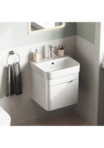 Aqua Bagno Piccolo 2.0 Alt Dolap 48 Cm. Parlak Beyaz -lavabo Dahil Beyaz Aqua Bagno Piccolo 2.0 Alt Dolap 48 Cm. Parlak Beyaz -lavabo Dahil Beyaz