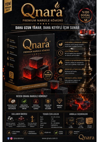 Q Nara Nargile Kömürü 1 Kg