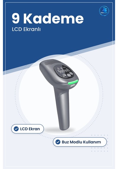 Ipl Lazer Epilasyon Aleti 9 Kademe Lcd Buz Modlu Tüm Vücut Epilat