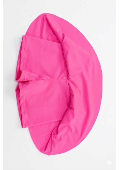 Beniizle Lyrax Kabartmalı Şort Etekli Crop Kız Çocuk Alt Üst Takım Pembe