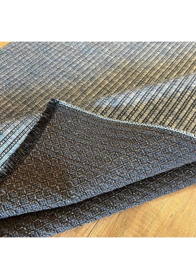 Hoom Rugs Mirel 7310 Mavi Kaymaz Pamuklu Dekoratif Kilim
