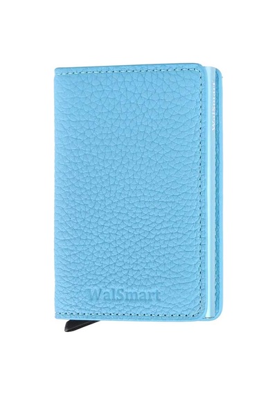Walsmart Book Floater Akıllı Mekanizmalı Deri Cüzdan Açık Mavi