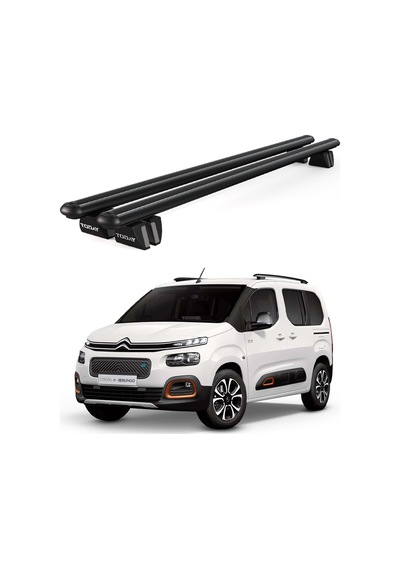 Pençe Citroen Berlingo 2019 Ve Sonrası Uyumlu Siyah Ara Atkı 135cm Port Bagaj Tavan Barı