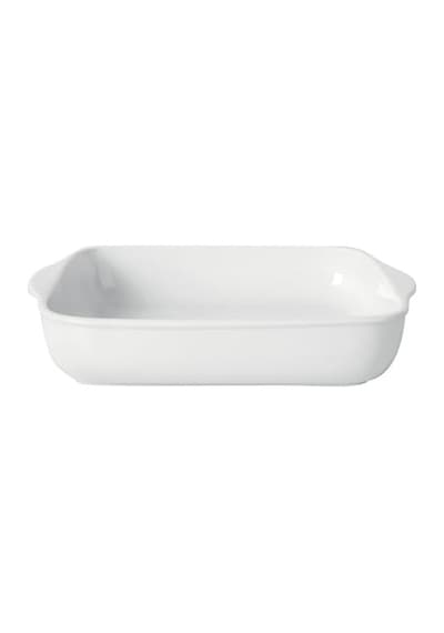 Beyaz Fırın Kabı 31cm Açık Gri