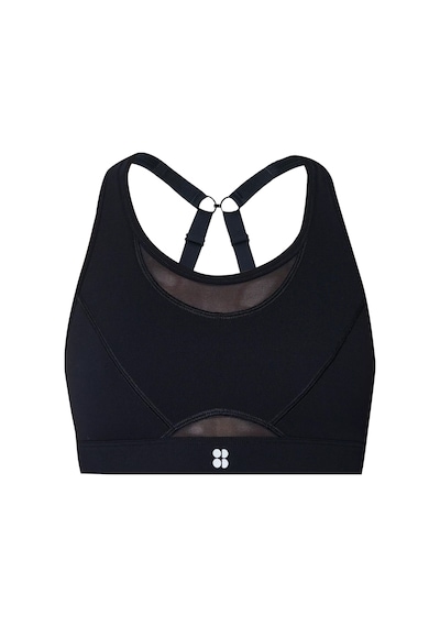 Sweaty Betty Power Icon Running Bra SIYAH