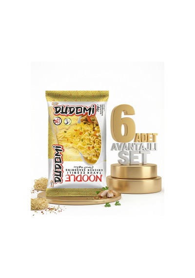 Dudomi Tavuk Çeşnili Noodle 6x70 Gr