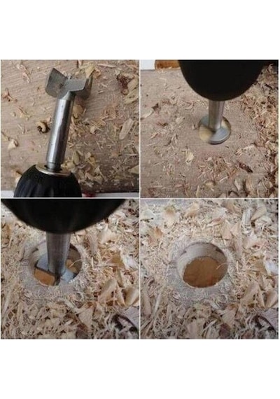 Ctn Paltava 3'lü Menteşe 70 80 90 Mm Menteşe Yuva Açma Ahşap Delme Freze Matkap Ucu