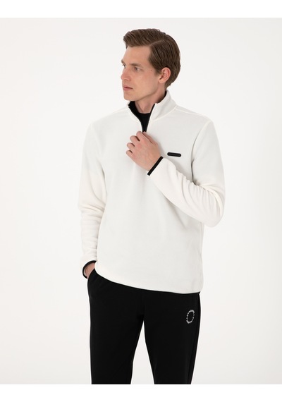 Pierre Cardin Erkek Beyaz Sweatshirt 50314056-vr013 Beyaz
