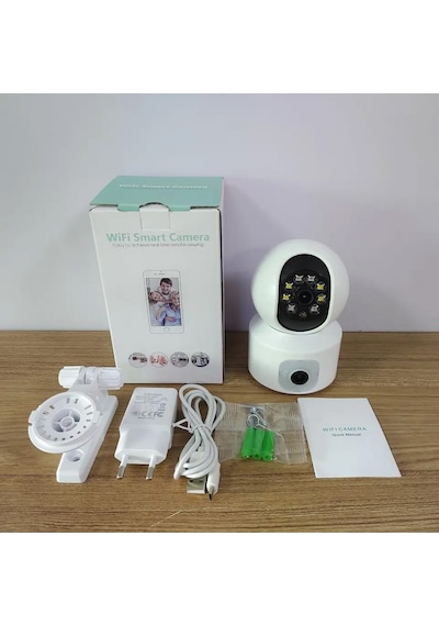 Yoosee YS-15 5MP Çift Kameralı Full Hd 4k Kablosuz Wifi Bebek Kamerası