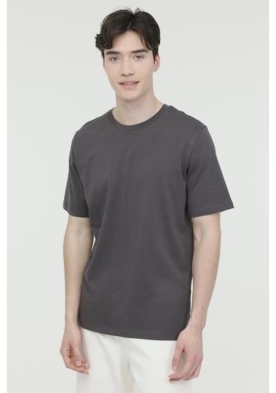 Jack & Jones Jjeorganıc Basıc Tee Ss O Grı Erkek Kısa Kol T-shirt 000000000101927697 Gri