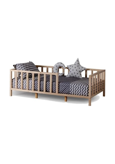 Köşk_Mobilya Montessori Yatak Ahşap Yatak 90X190 Çocuk Karyola Çatısız Model (407682142)