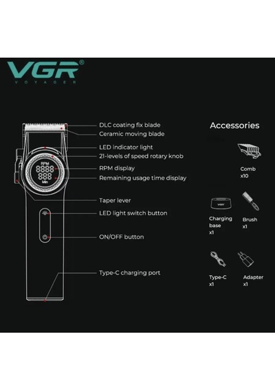 Vgr V-001 Saç Kesme Makinesi 291190971