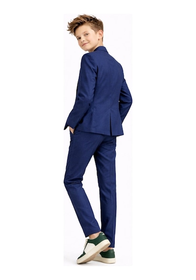 Ahengim Erkek Çocuk Modern Casual Slim Fit Takım Elbise Ak2850 İndigo