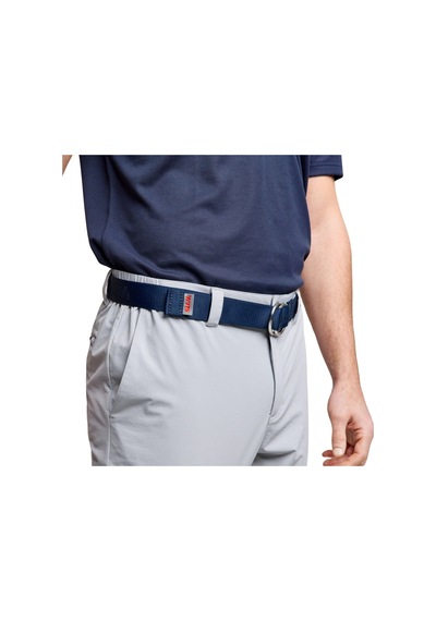 Slam Slam Logo Belt Unisex Mavi Kemer W13 Lacivert