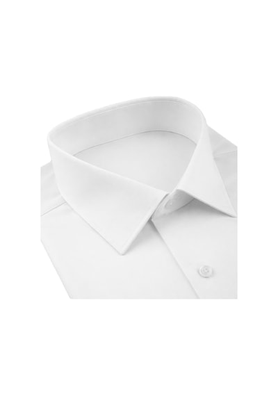 Deepsea Beyaz Slim Fit Erkek Gömlek Kolay Ütülenen Nefes Alan Kumaş, Dört Mevsim Şıklık 2608515 Beyaz