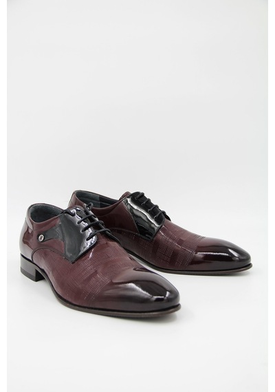 Oggi 013508 Erkek Klasik Ayakkabı - Bordo - Bordo
