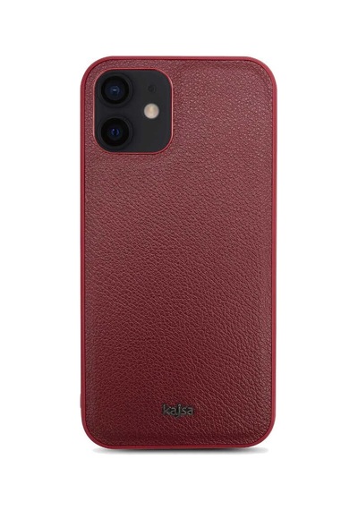 Teleplus Apple Uyumlu iPhone 12 Kılıf Kajsa Luxe Collection Hakiki Deri Kapak