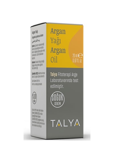 Talya Soğuk Sıkım %100 Saf ve Doğal Argan Yağı 20 ML