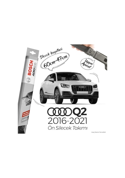 Audi Q2 Muz Silecek Takımı 2016-2021 Bosch Aeroeco