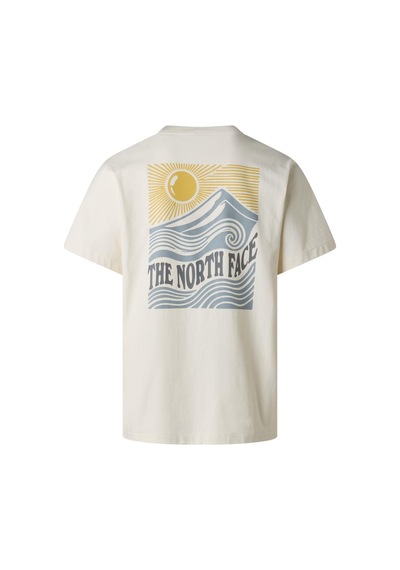 The North Face M Mountaın Escape Relaxed Short Sleeve T Erkek Tişört Nf0a8gb1qlı1 Beyaz