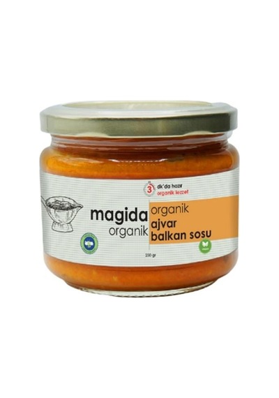 Magida Organik Ajvar Balkan Sos 230gr-2592