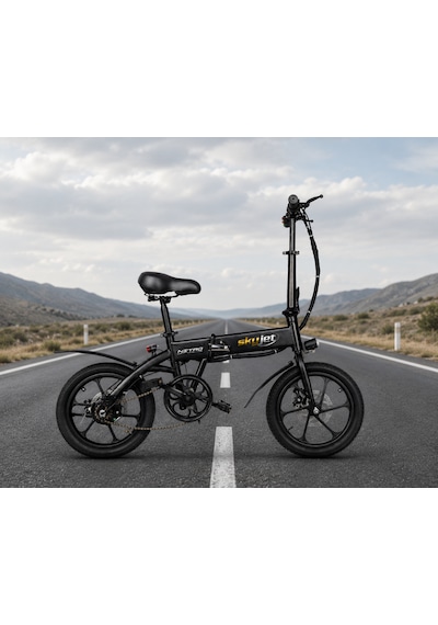 Skyjet S25 Elektrikli Bisiklet Siyah