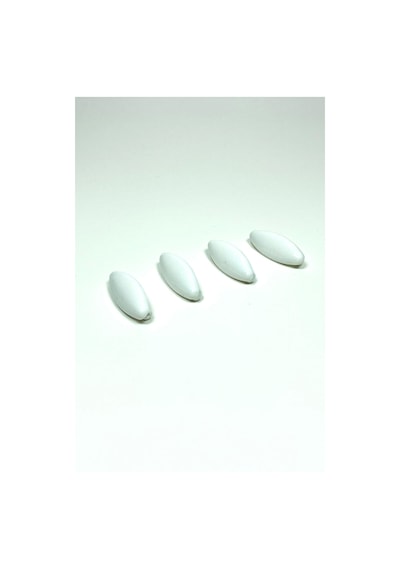 Royaleks 4 Adet Plastik Çengelli Eşarp Ve Şal İğnesi Beyaz 4 Cm Çok Renkli