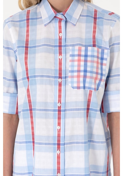 U.S. Polo Assn. Kadın Açık Mavi Uzun Kollu Tunik Gömlek 50299591-VR003