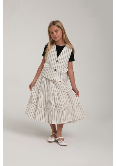 Xo Kids Kız Çocuk Tişört 10-14 Yaş 36006 Beyaz