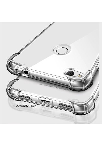 Huawei P9 Lite 2017 Kılıf Köşe Korumalı Şeffaf Sert Premium Silikon Kapak Ryc/nitro Şeffaf