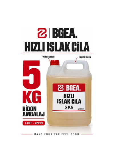 Bgea Hızlı Islak Cila 5 Kg Carnauba Wax İçeren Oto Cilası