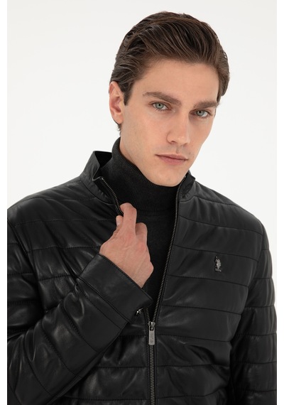 U.s. Polo Assn. Erkek Siyah Deri Mont-kaban 50297160-001 001sıyah