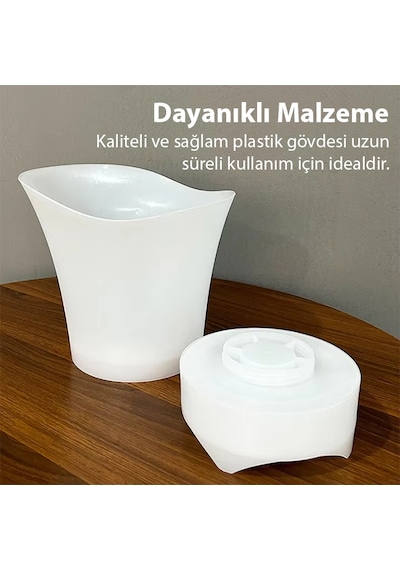 Ezere Hoparlör Buz Kovası, 5l Bluetooth Hoparlör Ile Renkli Buz Kovası Led