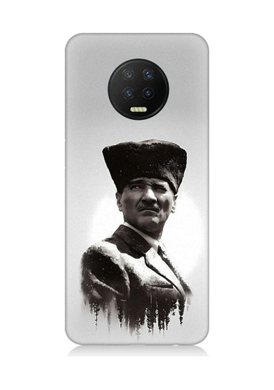 iNfinix Note 7 Uyumlu Mustafa Kemal Atatürk Desenli Silikon Kılıf