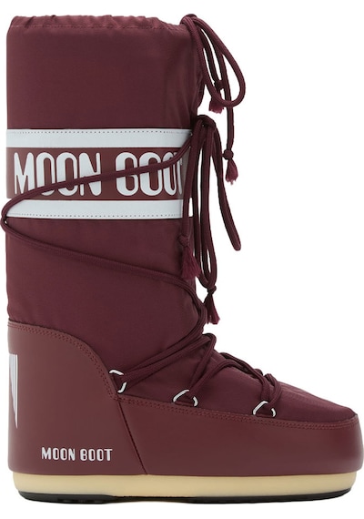 D013 Burgundy Bot Kar Kadın 80d1400440 Moon Boot Icon Nylon 35-41 Bordo