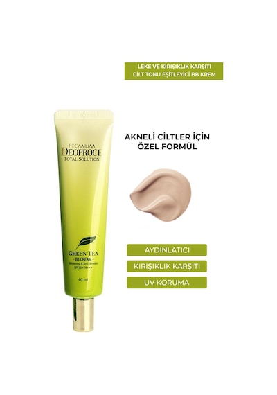 Deoproce Yeşil Çay Özlü Nemlendirici Tonlayıcı Leke  Kremi 40 ML